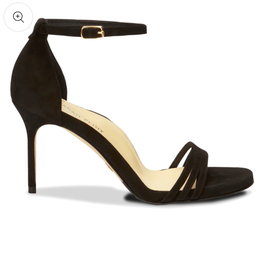 Sarah Flint Black Suede Heels - Perfect Sandal 85